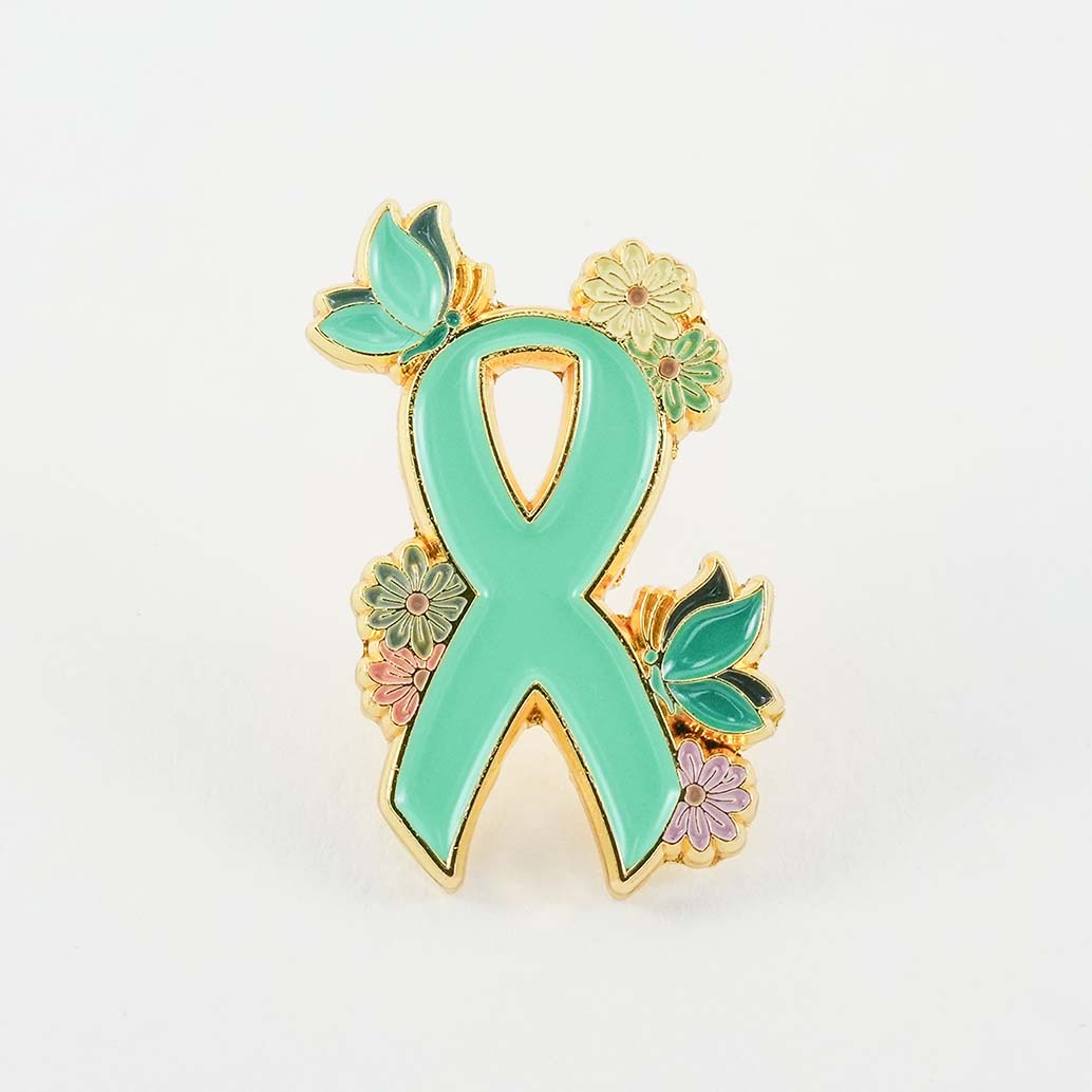 Awareness Ribbon Pin (Teal)