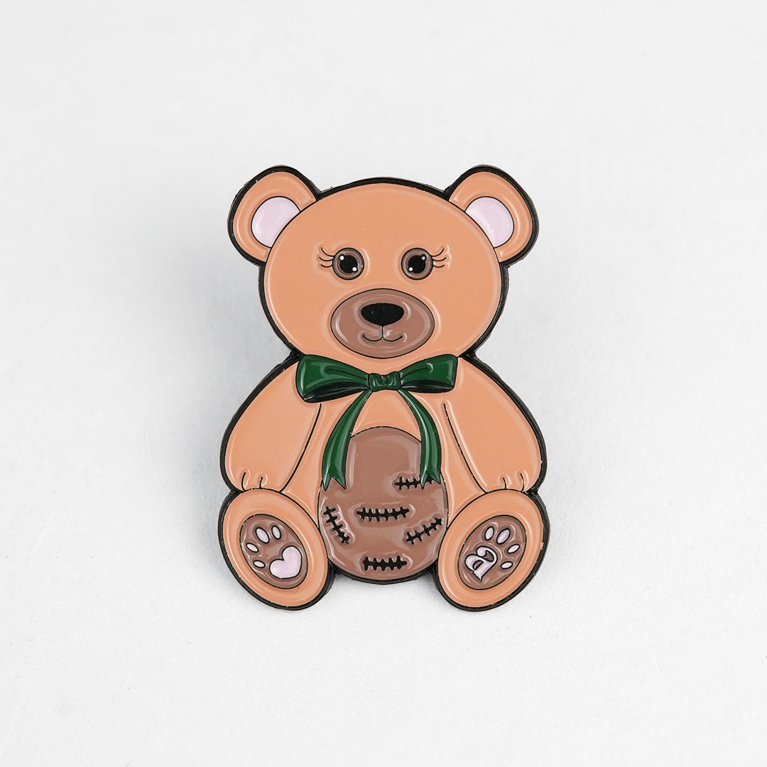 Ailia Bottle Lappy Bear Enamel Pin