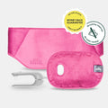 Ailia Electric Hot Water Bottle + Body Strap (Pink)