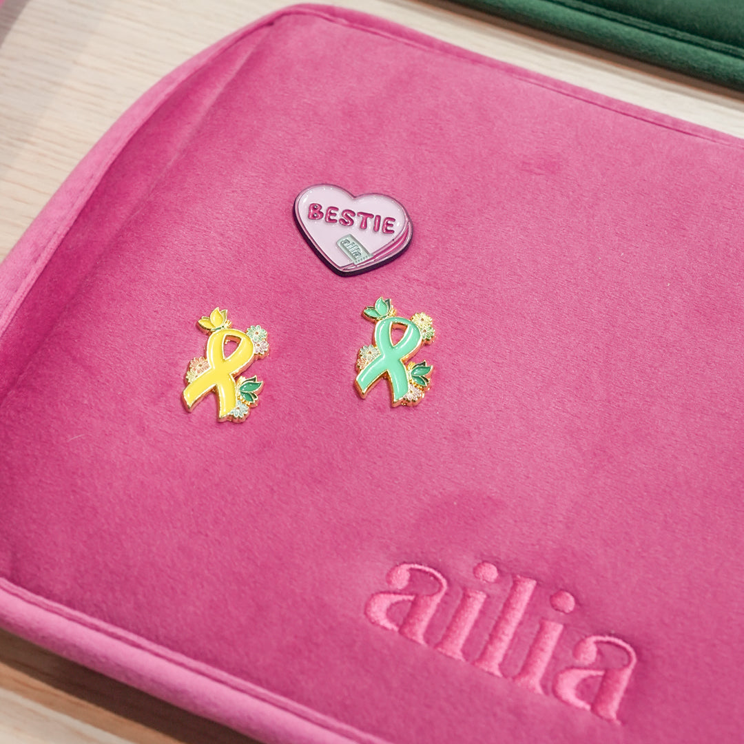 Ailia Bottle Enamel Pins