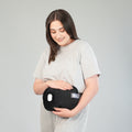 Ailia Electric Hot Water Bottle + Body Strap (Black)