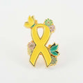 Awareness Ribbon Pin (Yellow)